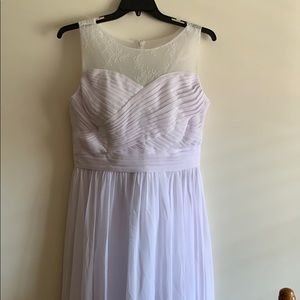 Long white formal by JJ’s house